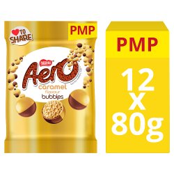 Aero Bubbles Caramel Milk Chocolate Sharing Bag 80g