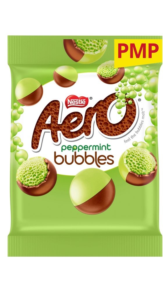 Aero Bubbles Peppermint Chocolate Sharing Bag 80g