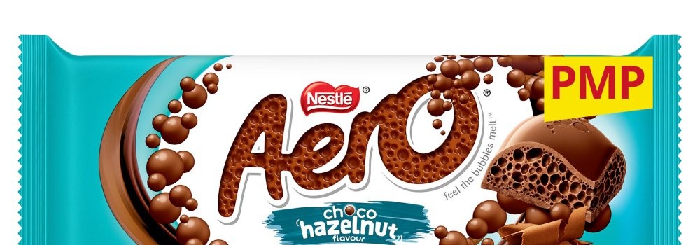 Aero Hazelnut Chocolate Sharing Bar 90g