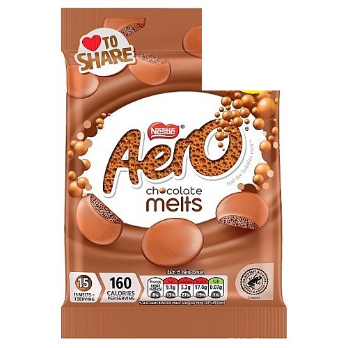 Aero Melts Milk Chocolate Sharing Bag 80g