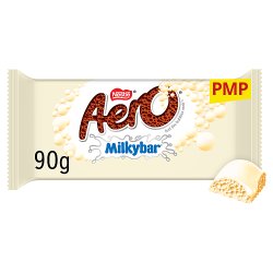 Aero Milkybar White Chocolate Sharing Bar 90g