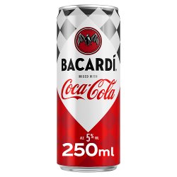 Bacardi & Coca-Cola Pre-Mixed Can 250ml