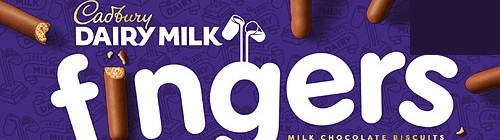 Cadbury Dairy Milk Fingers Milk Chocolate Biscuits 114g