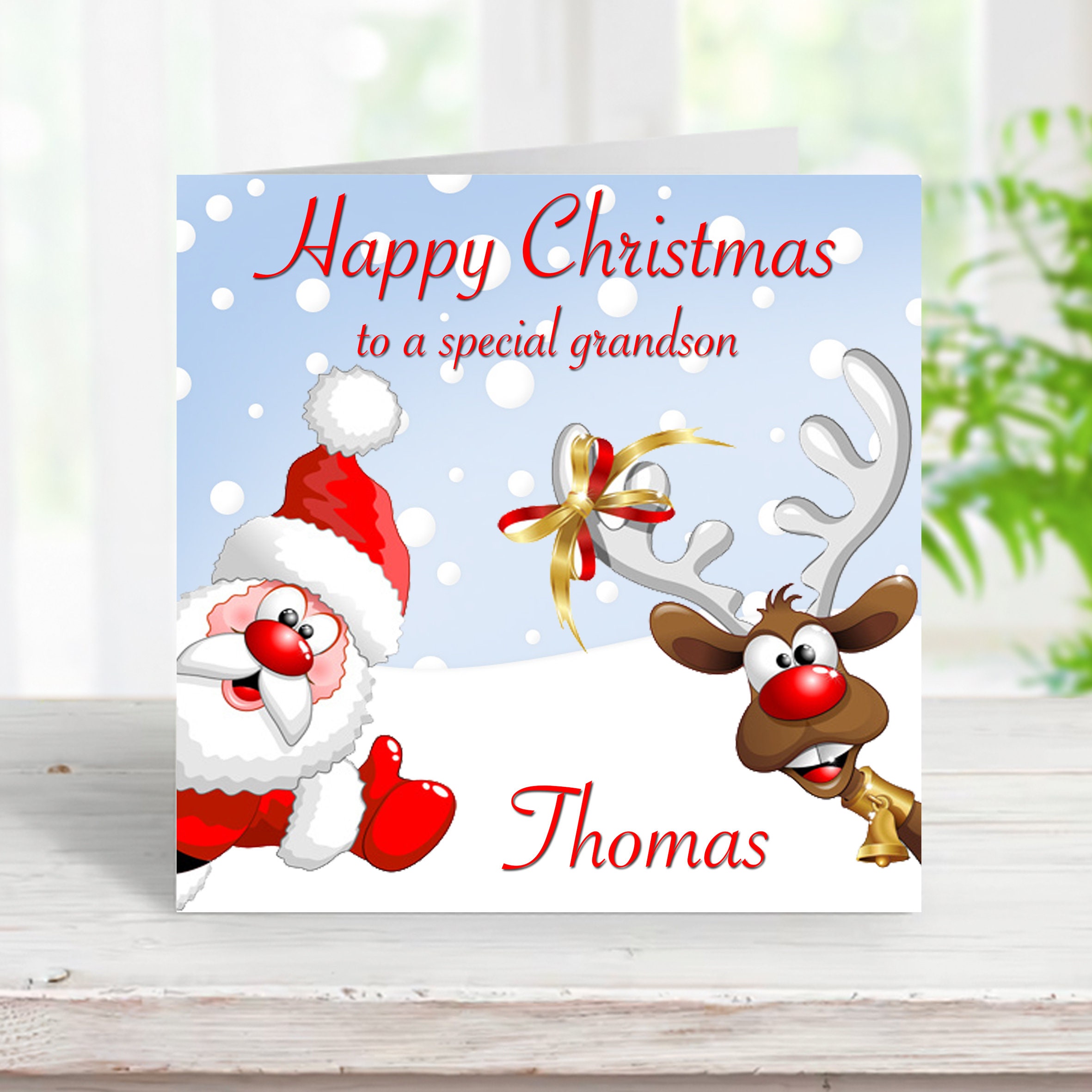 Santa Christmas Card