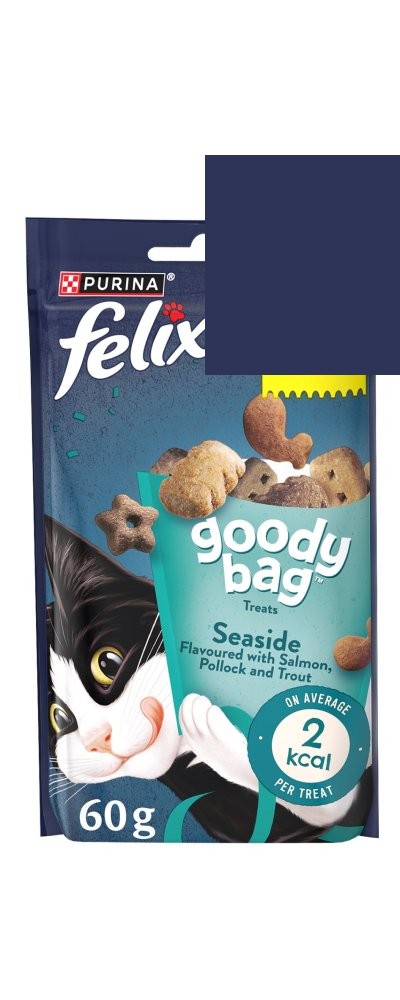FELIX Goody Bag Seaside Salmon, Pollock and Trout Cat Treats 60g