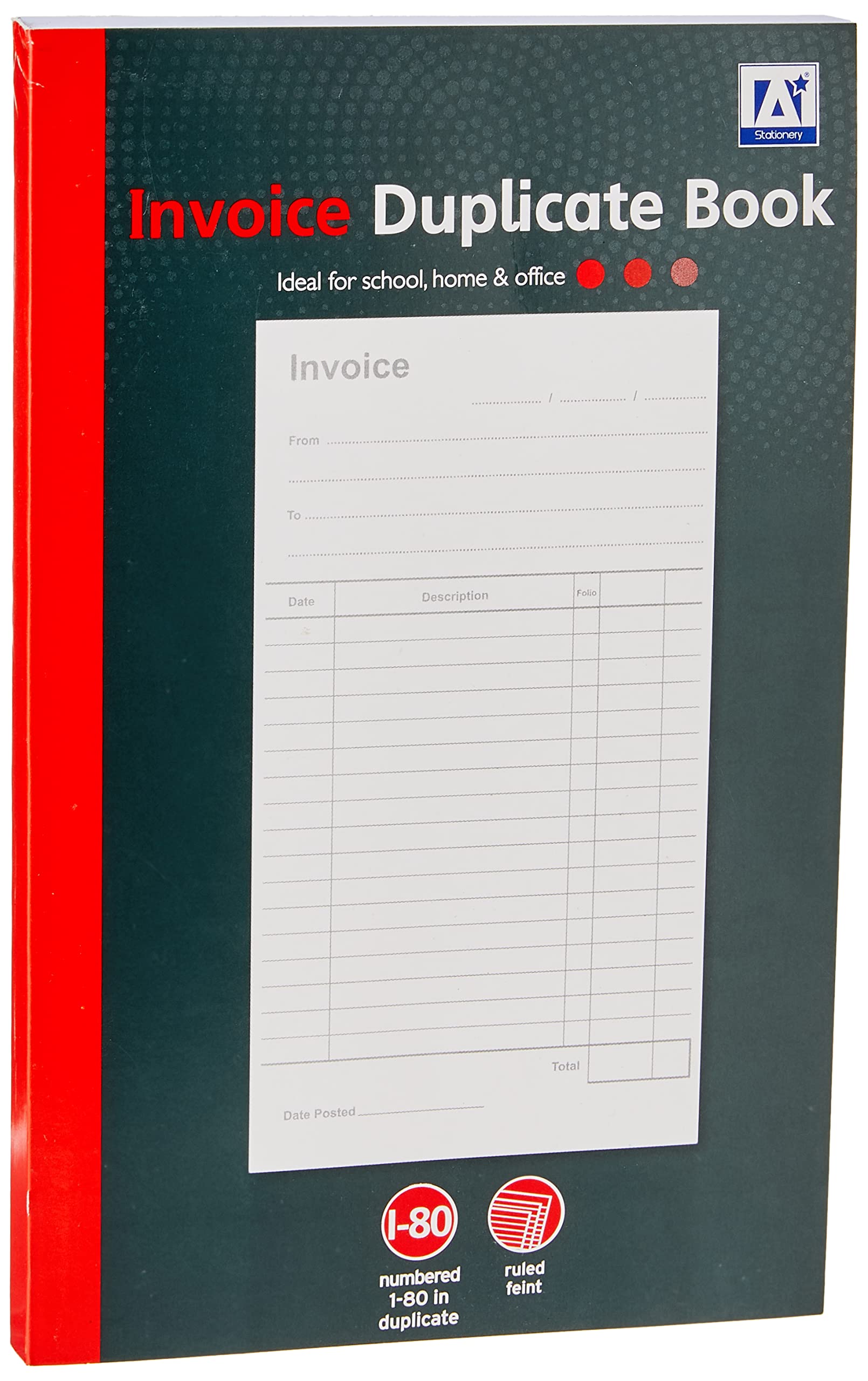 A* Duplicate Invoice Book 1-80 203 x 152mm