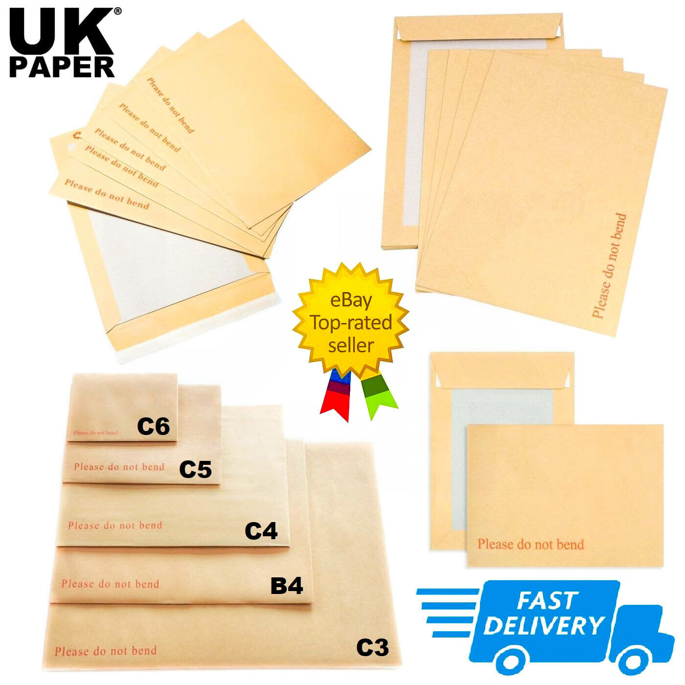 Half Board Envelope Barcoded A6/C6 140 x 190mm