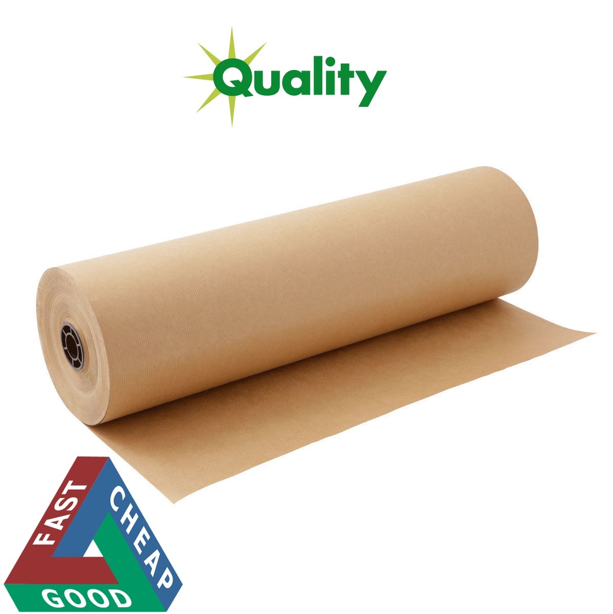 Kraft Wrapping Paper Roll 750mm x 2.5m
