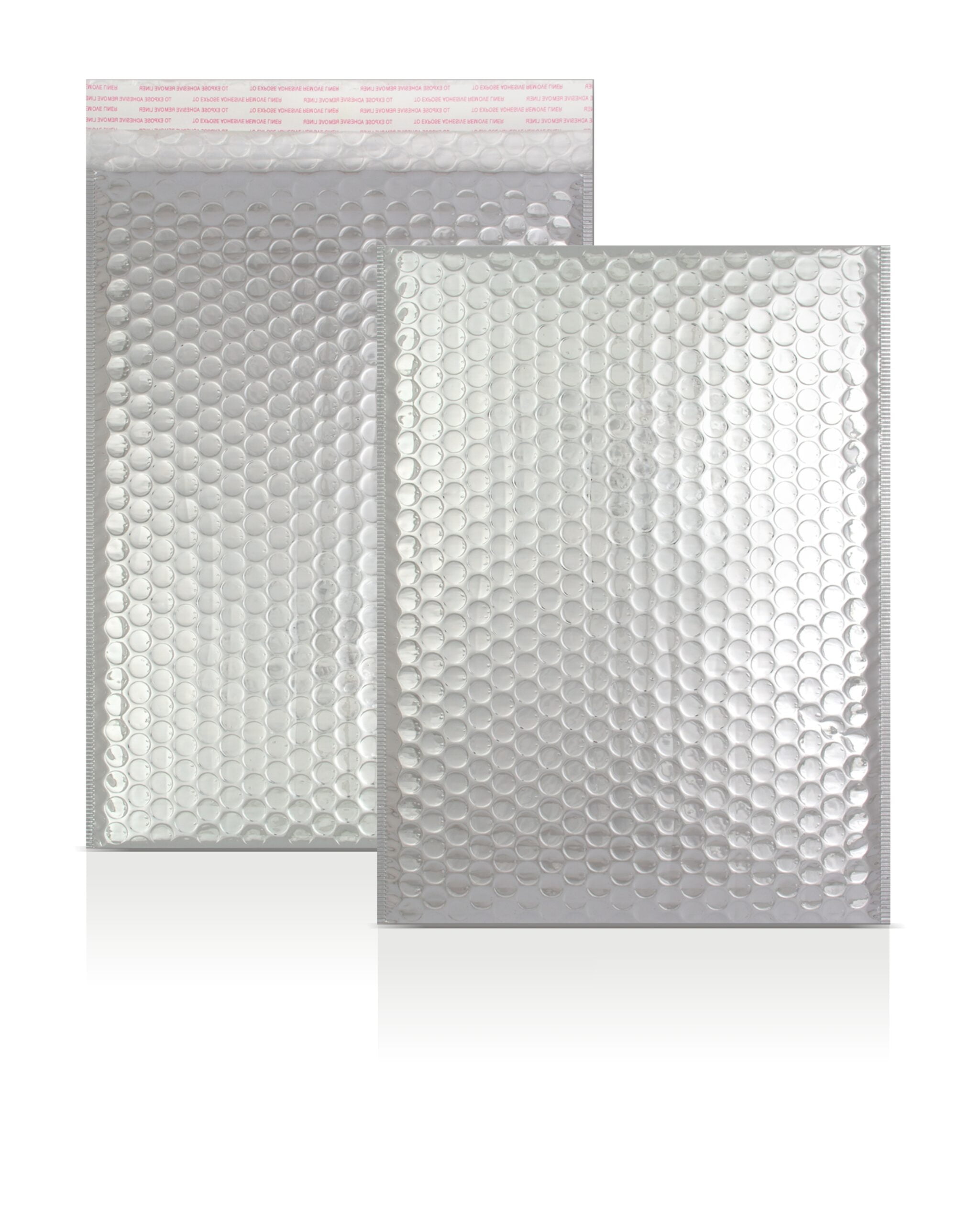 Metallic Gloss Bubble Env Silver F/3 324 x 230mm