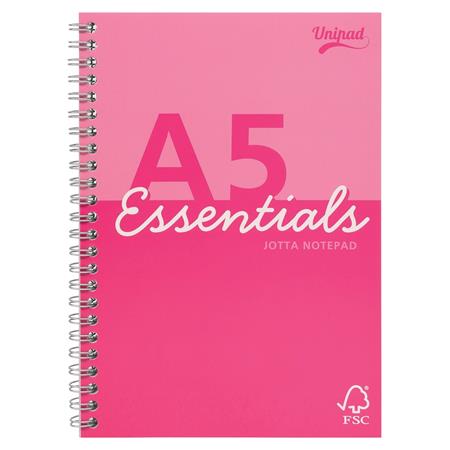 Pukka Unipad Essentials Jotta Notepad A5 Assorted FSC Mix 160 Pages