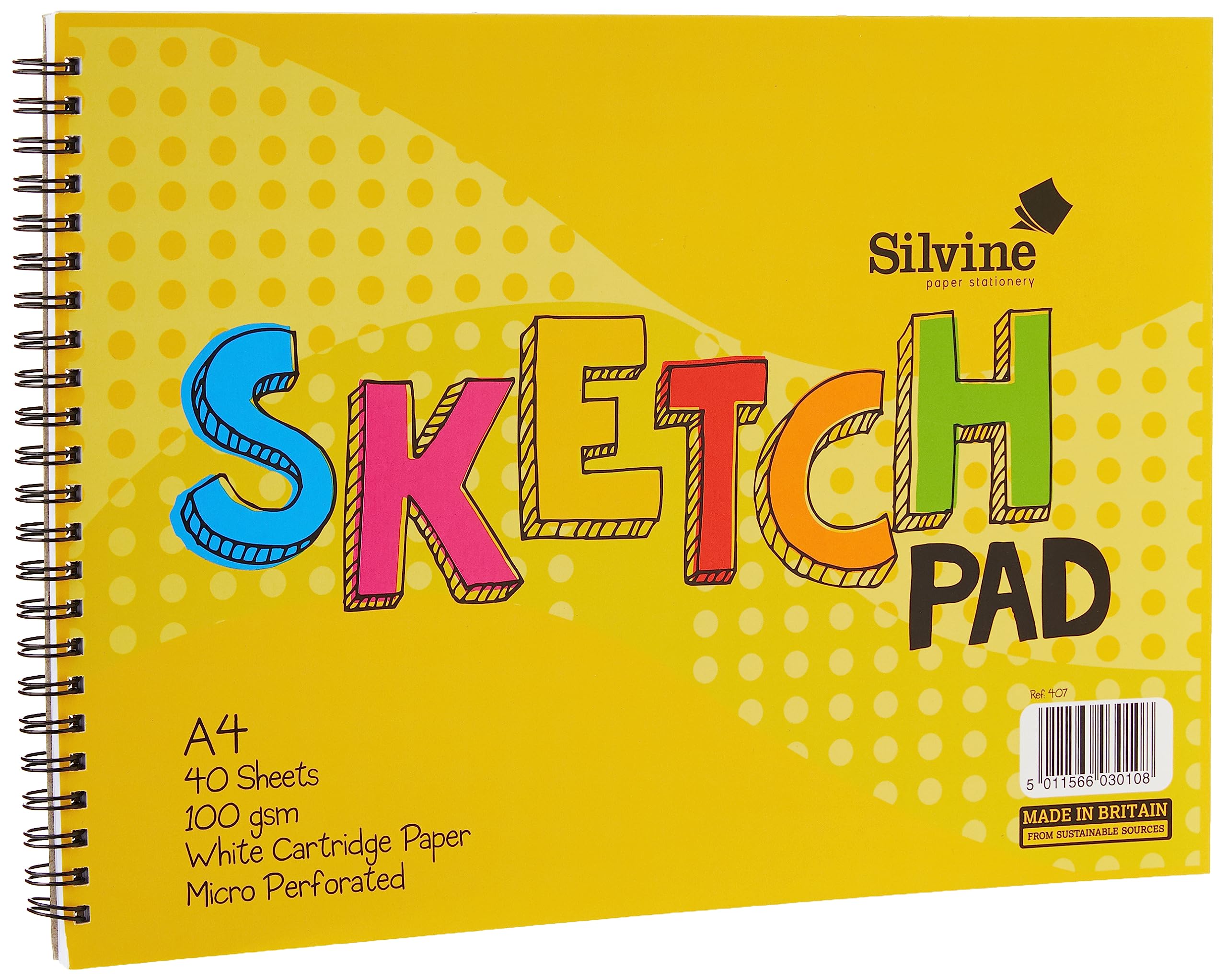 Silvine A4 Sketch Pad R404