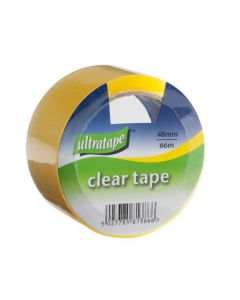Ultratape Clear Tape Roll Ultra Core Packaging Tape 48mm x 66m