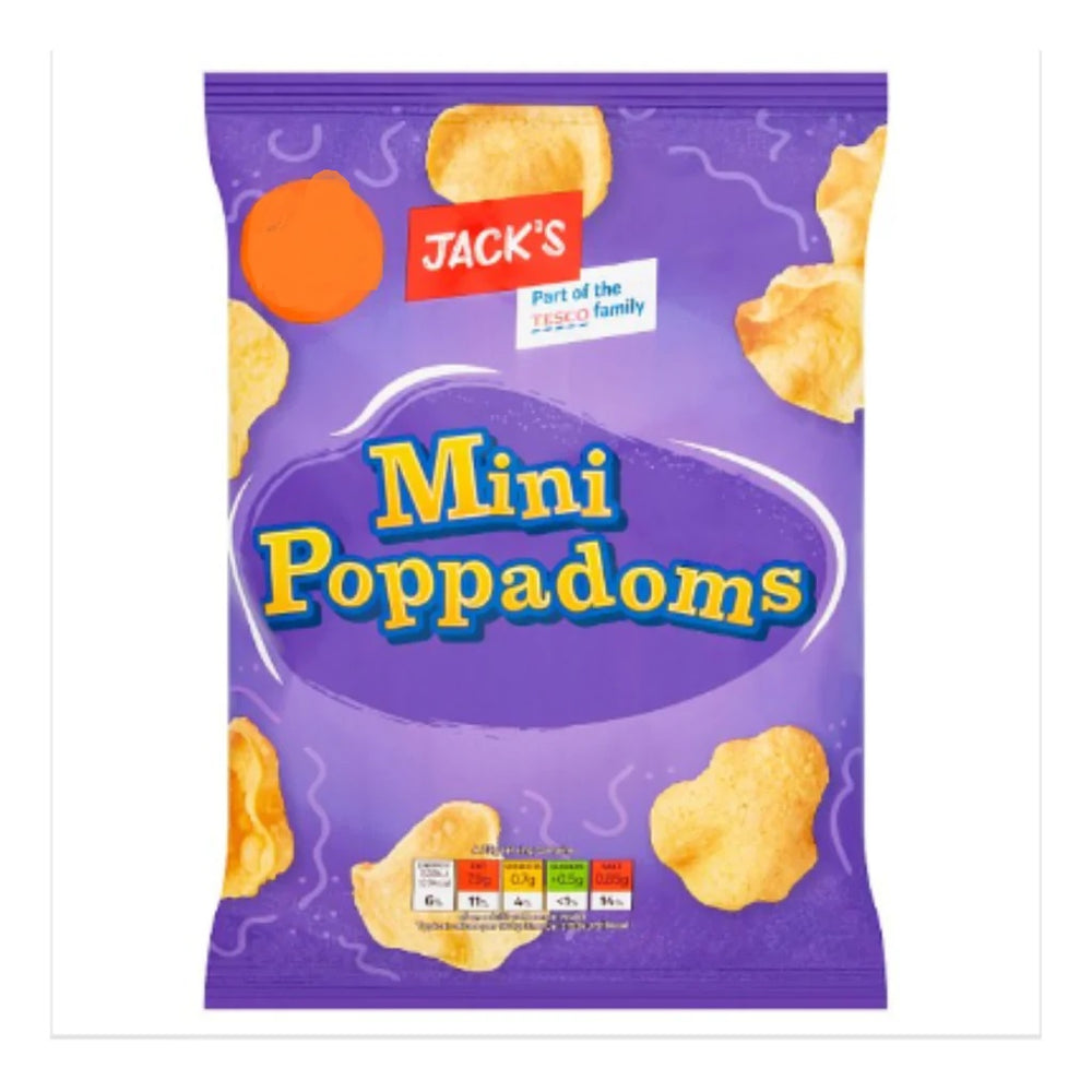 Jack's Mini Poppadoms 30g