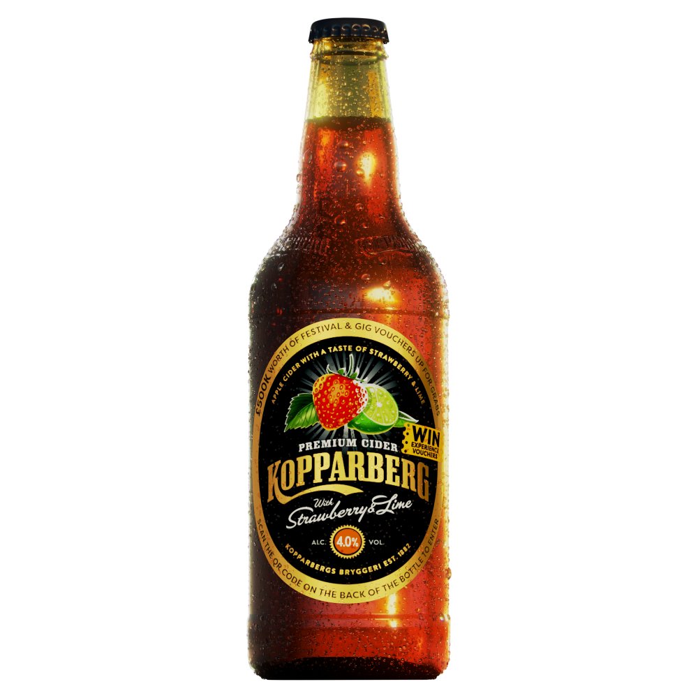 Kopparberg Premium Cider with Strawberry & Lime 500ml