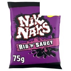 Nik Naks Rib 'N' Saucy 75g