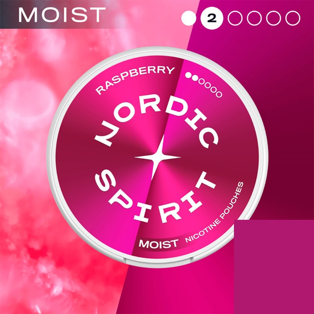 Nordic Spirit Raspberry Regular Nicotine Pouches 6mg