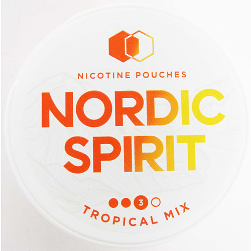 Nordic Spirit Tropical Mix Strong Nicotine Pouches 9mg