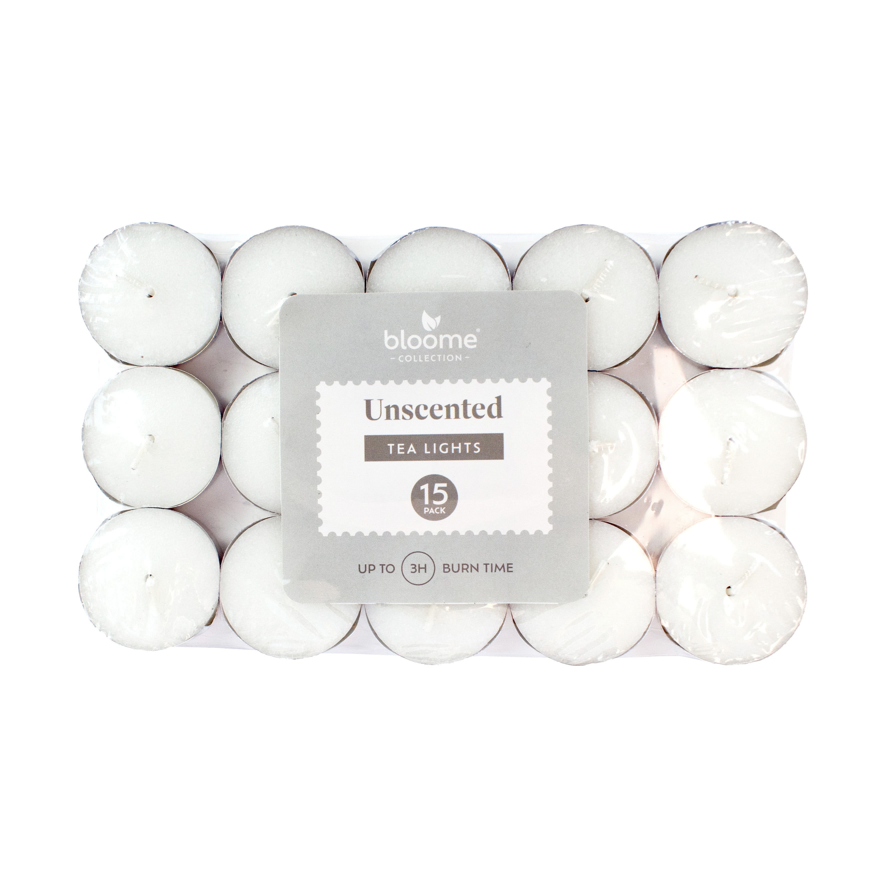 Bloome White Tealights 15pk