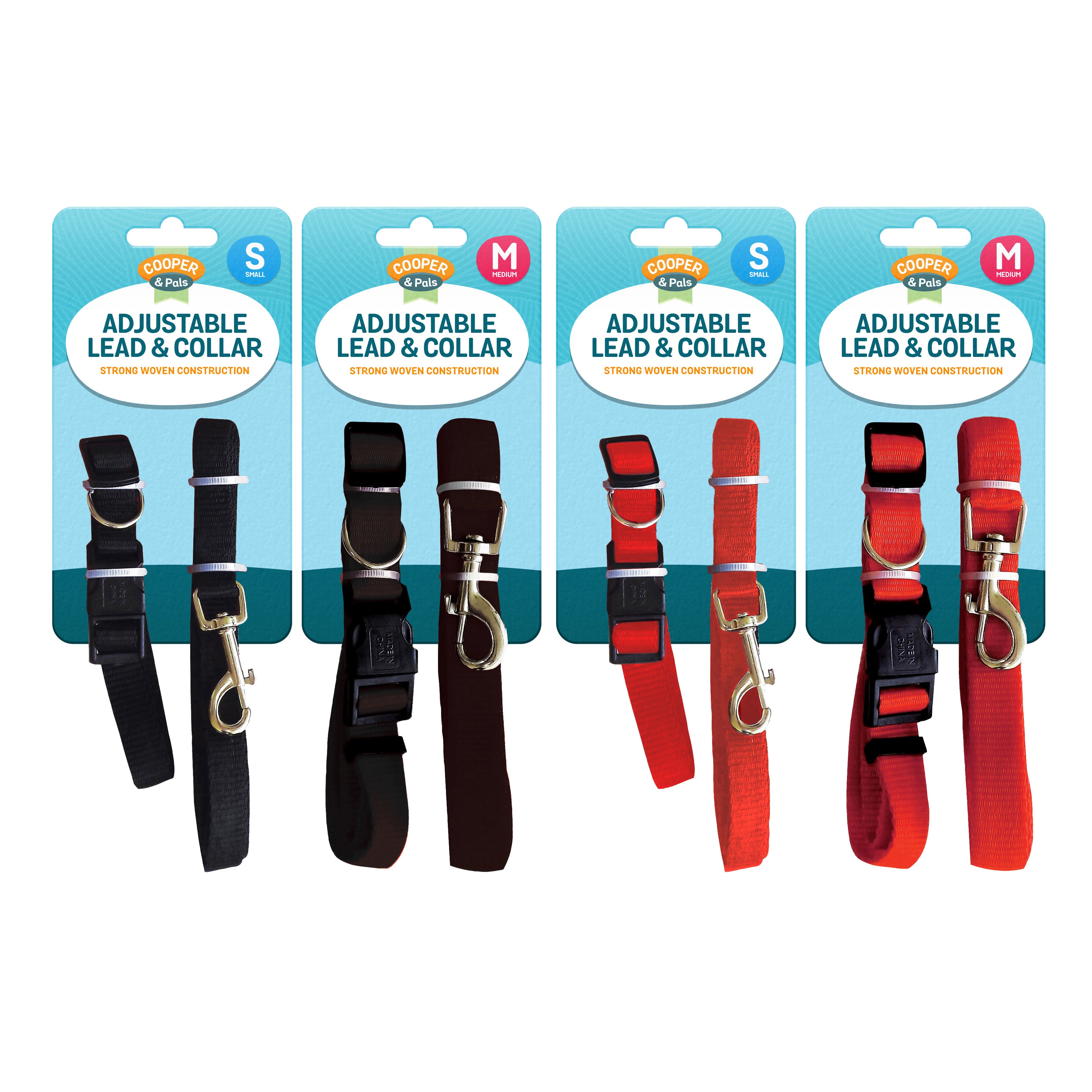 Small And Medium Dog Lead And Collar