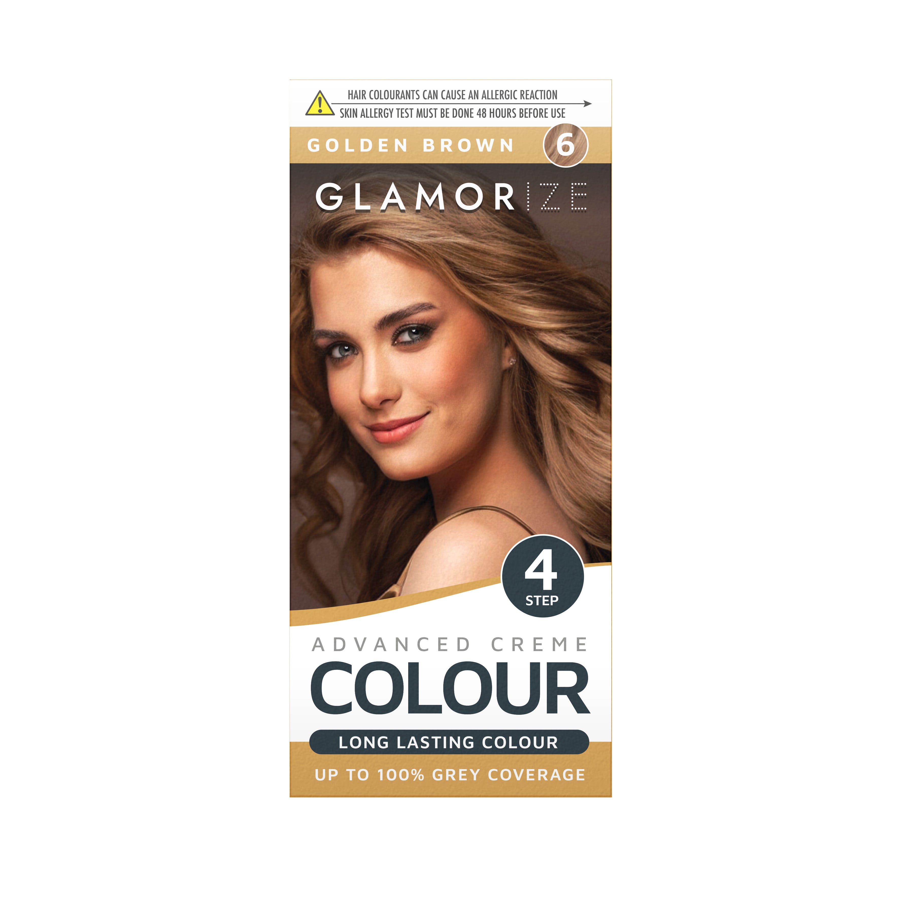Golden Brown Hair Dye No.6