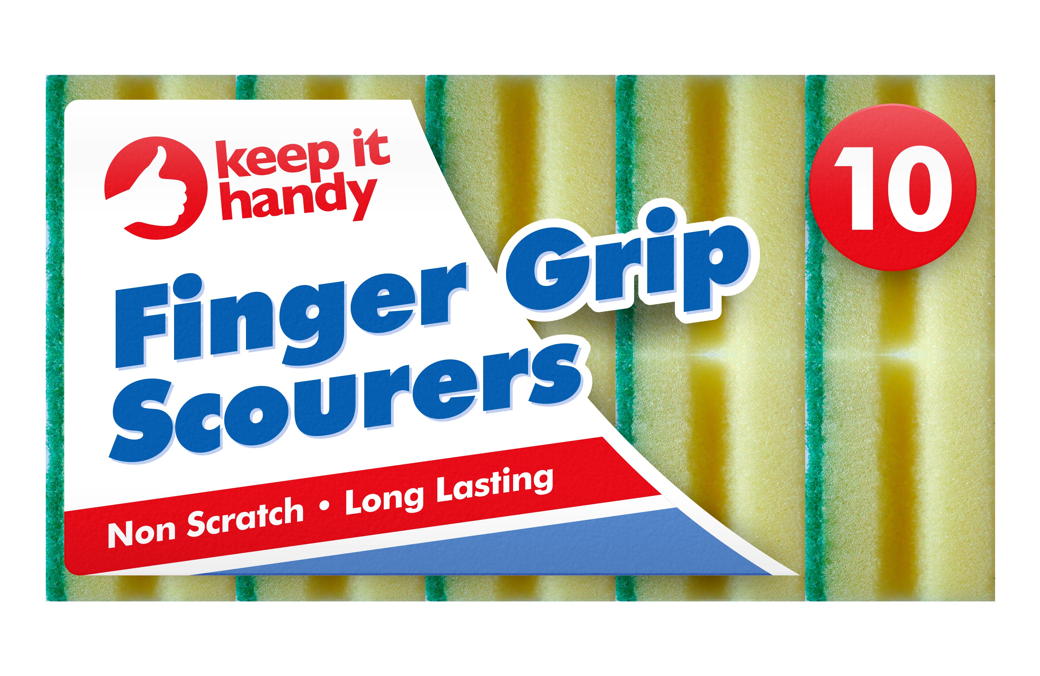 Gripper Sponge Scourer 10pk