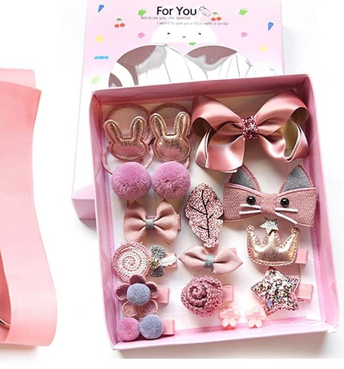 Childrens Hair Bobble And Clip Set