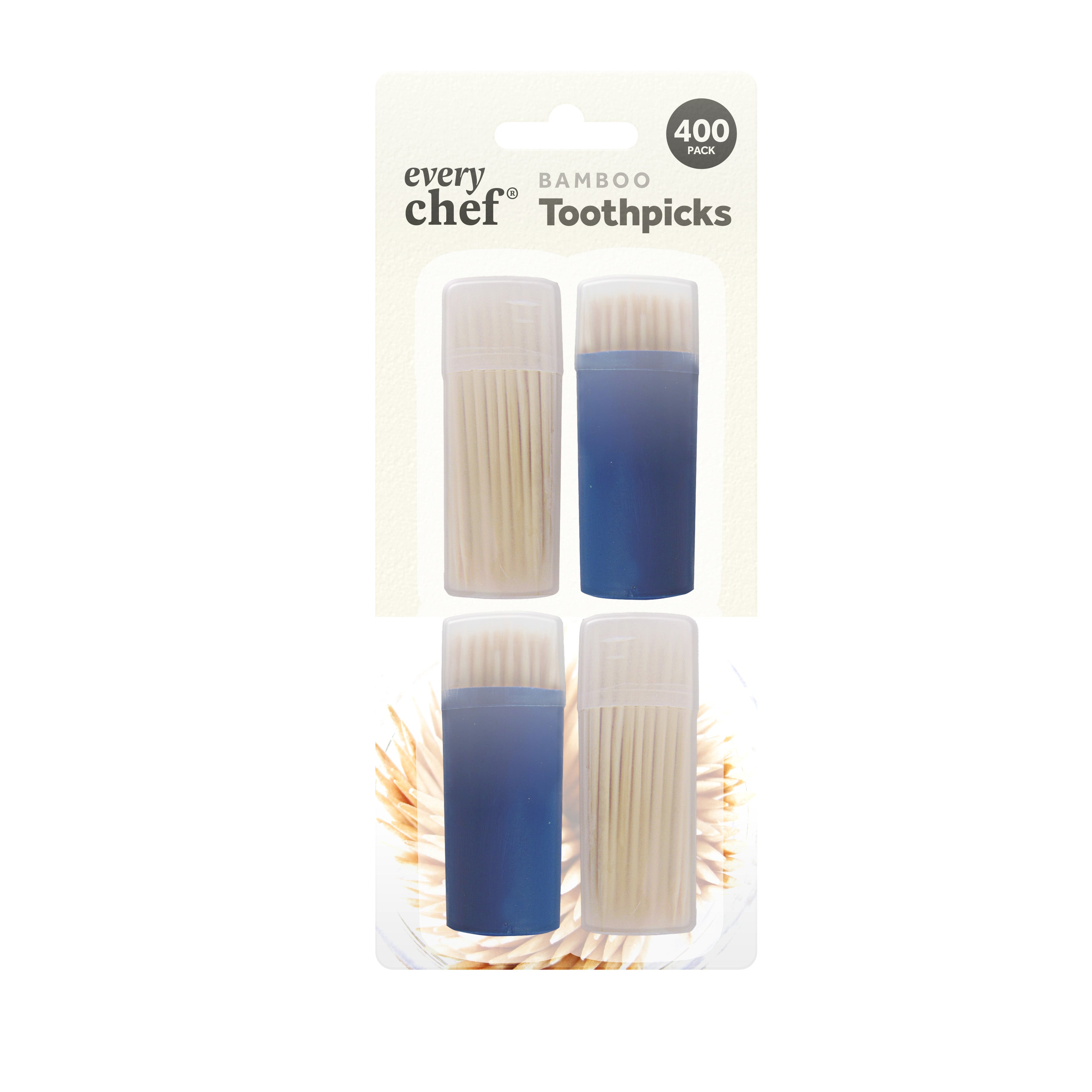 Wooden Toothpicks 4 x 100pk