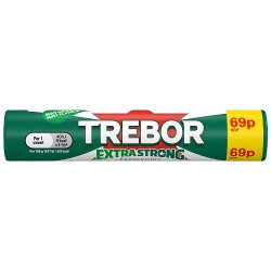 Trebor Extra Strong Peppermint Mints Roll 41.3g